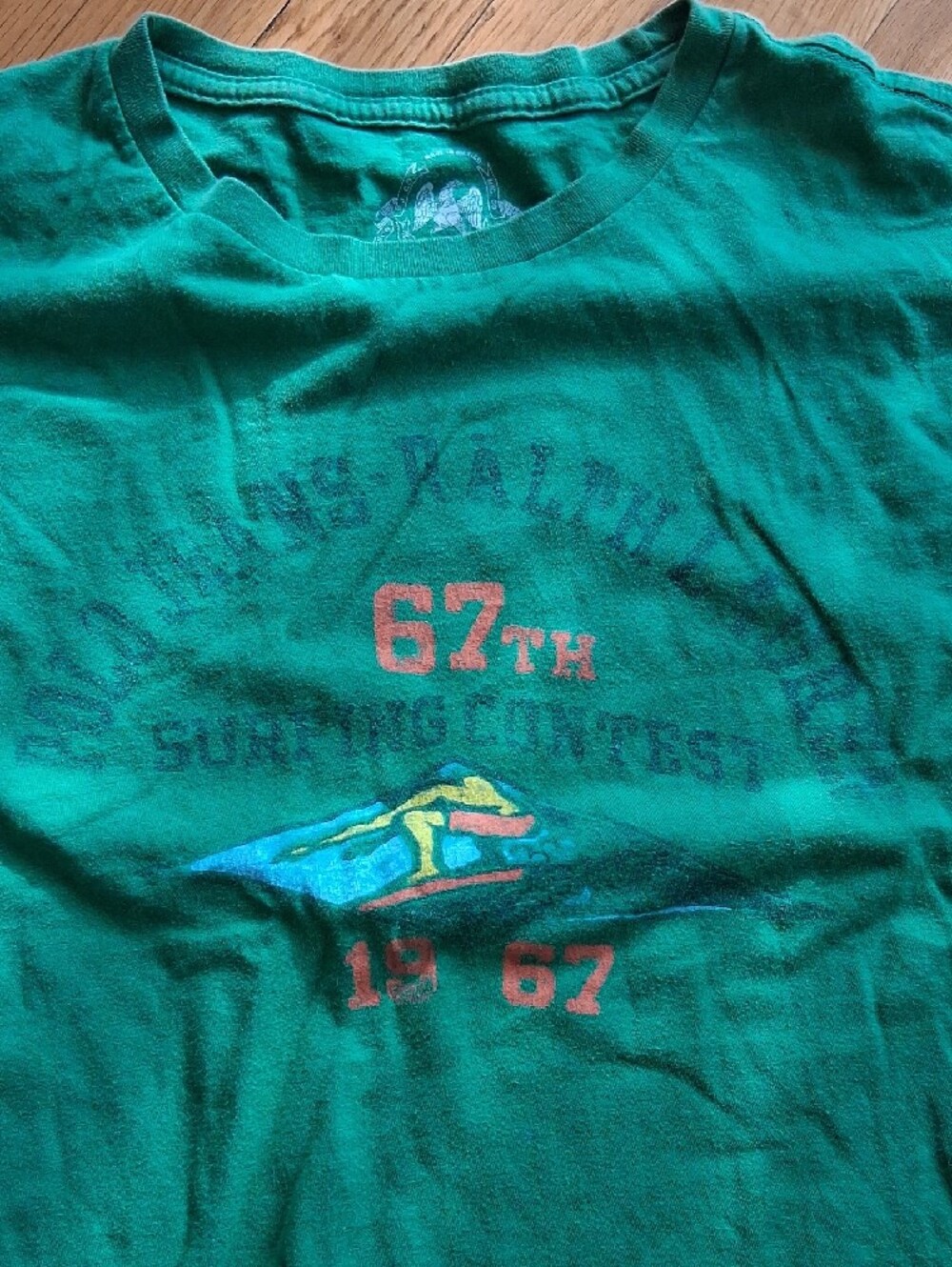Polo by Ralph Lauren Green Graphic Crew Tee